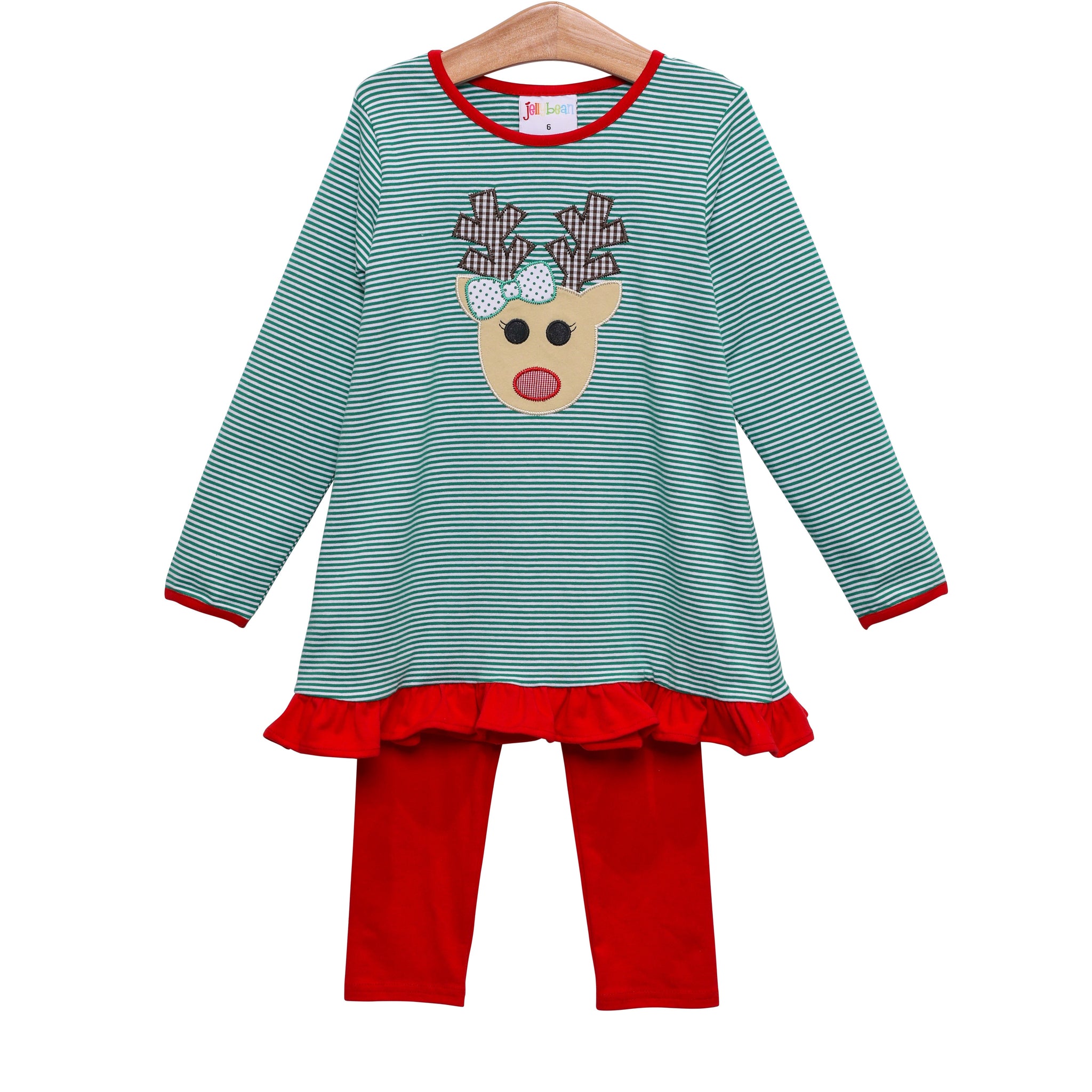 Reindeer Ruffle Pant Set