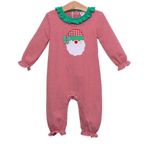 Traditional Santa Ruffle Romper