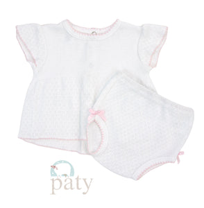 Paty Knit Diaper Cover Set