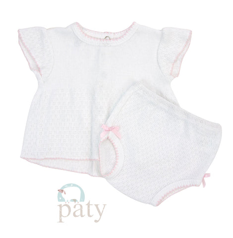 Paty Knit Diaper Cover Set