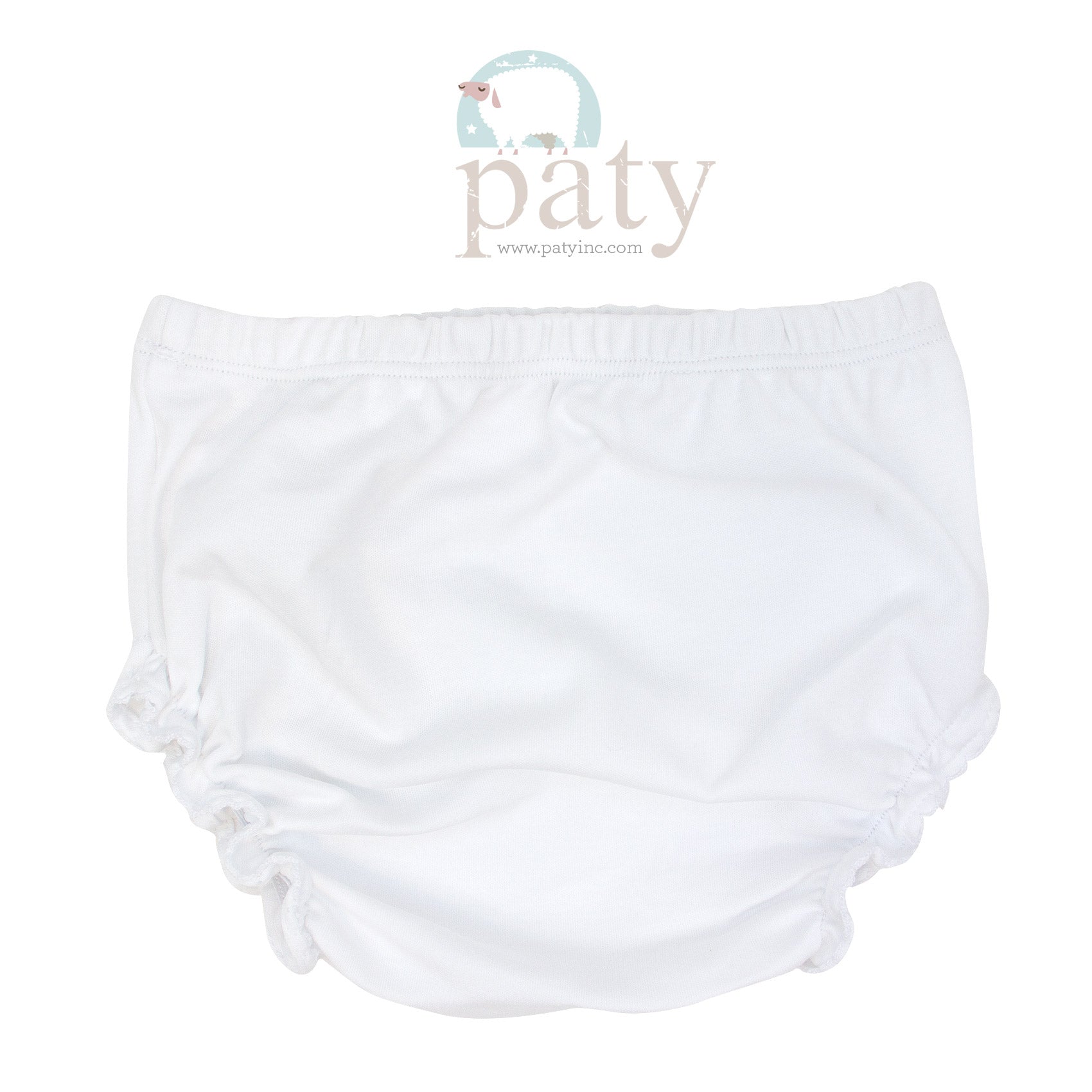 Paty White Diaper Cover