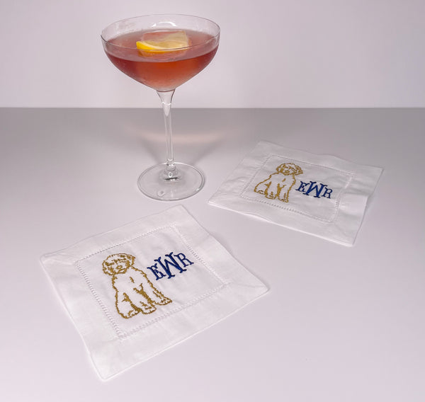 Linen Cocktail Napkins (Set of 4)