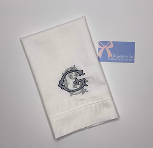 Cotton Pique Guest Towels