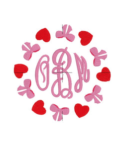 Valentine’s Monogram Frame