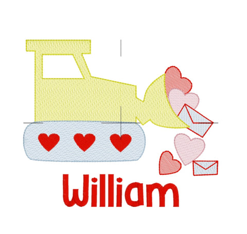 Valentine’s Bulldozer