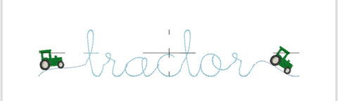 Tractor Font